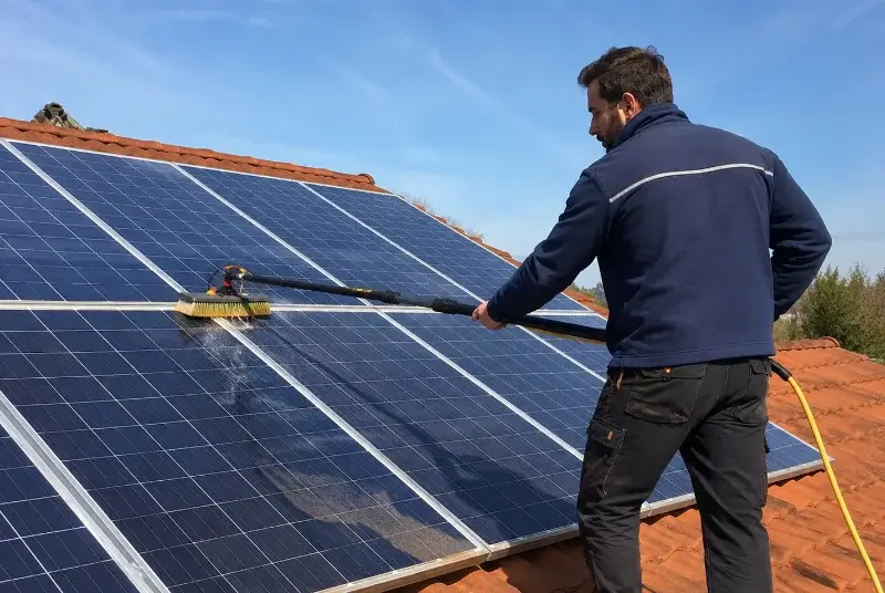 Nettoyage et entretien de panneaux solaires à Saillagouse