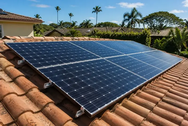 Installation de panneaux solaires à Saillagouse